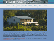 Tablet Screenshot of castellcabin.com